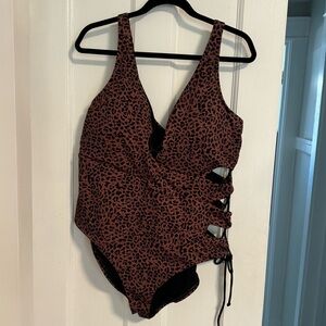 Swimsuits for All brand one piece bathing suit.